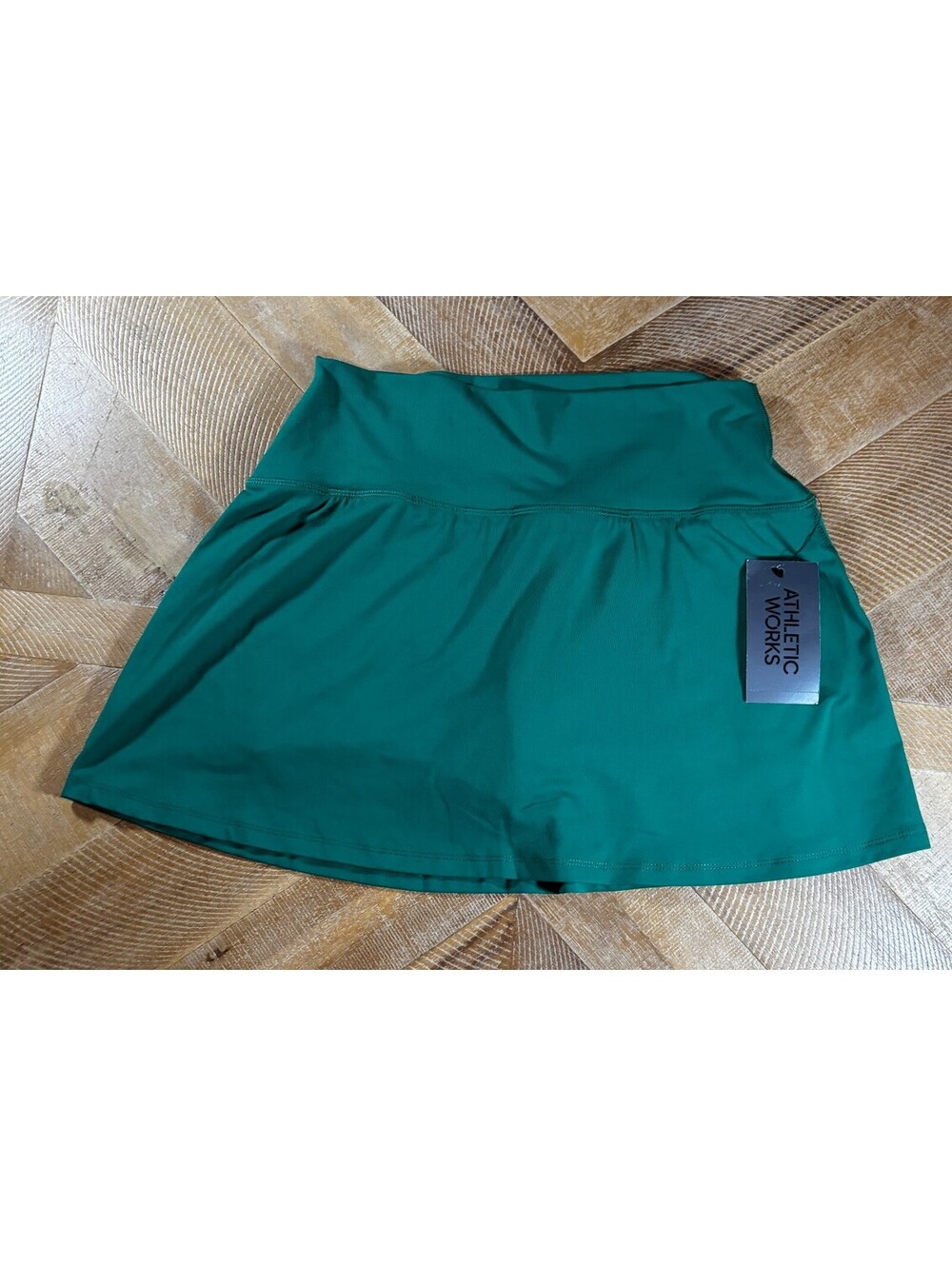 NWT Athletic Works Green Active Skort Built-In Shorts Size Small 4-6 (203)
